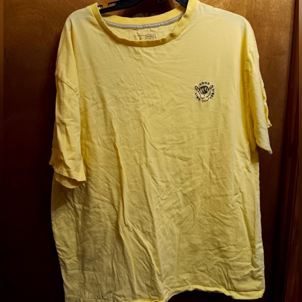 Public Record Yellow Graphic Tee